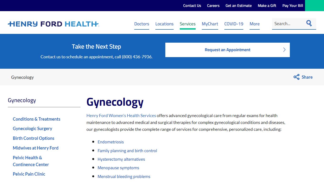 Gynecology | Henry Ford Health - Detroit, MI