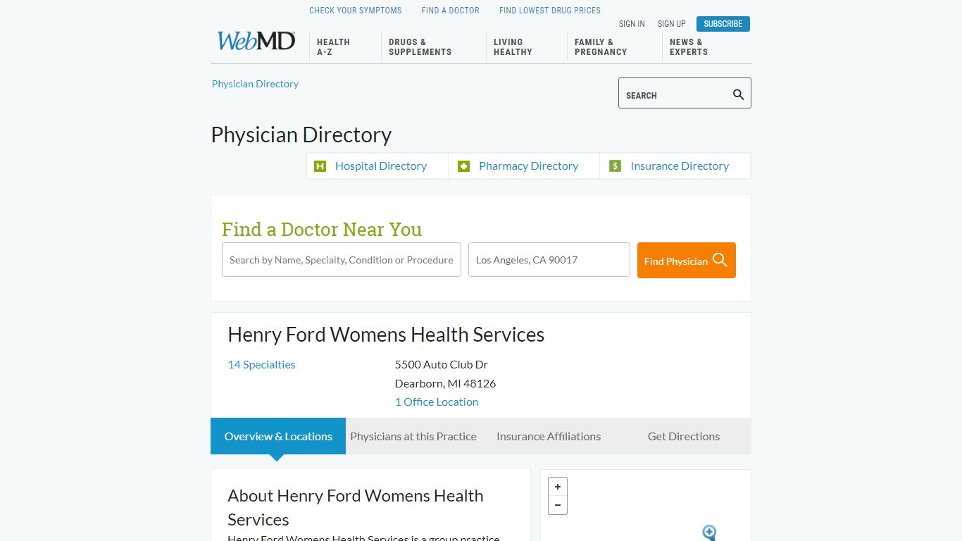 Henry Ford Womens Health Services in Dearborn, MI